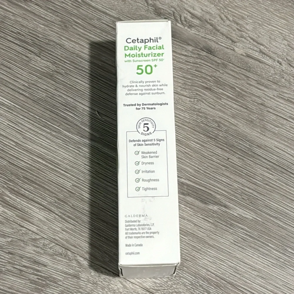 Cetaphil Daily Scrub and Facial Moisturizer SPF 50 Women’s Skincare NEW